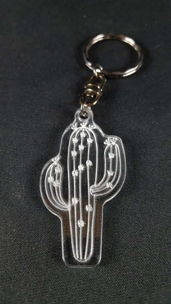 porte clés cactus