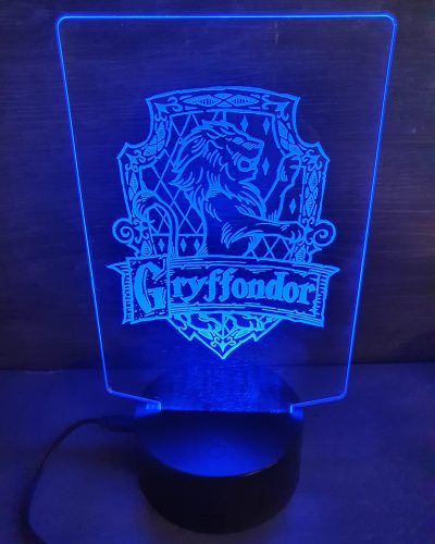 lampe 3D led Griffondor