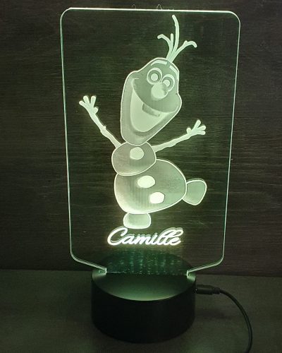 lampe 3d Olaf