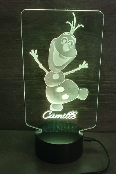 lampe 3d Olaf