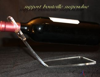 support-bouteille-suspendue